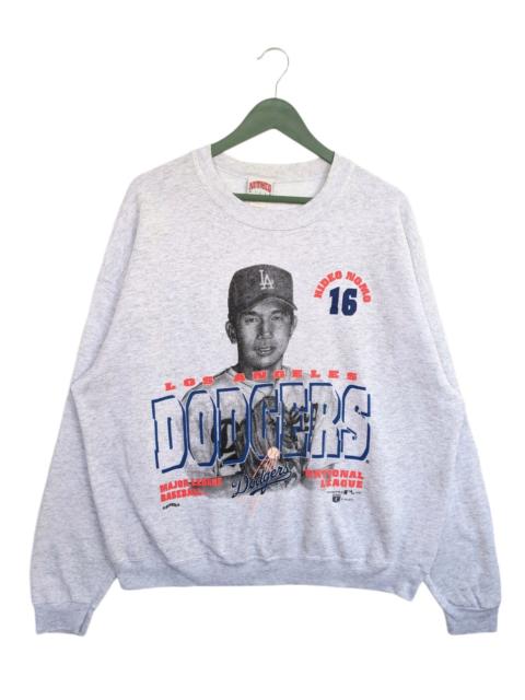 Other Designers MLB - Vintage 90s LA Dodgers Hideo Nomo Print Sweatshirt