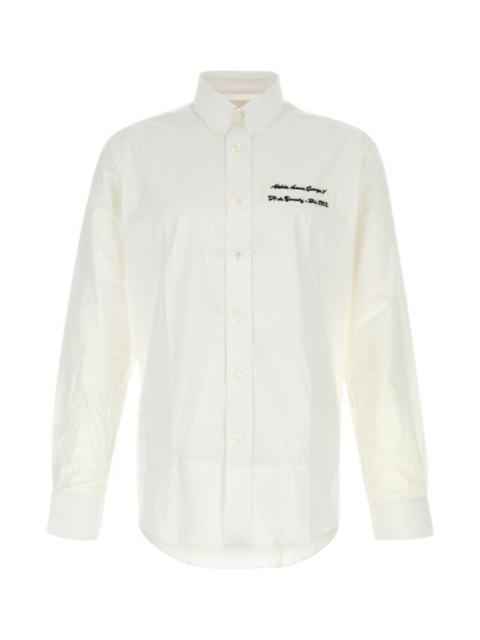 White poplin shirt