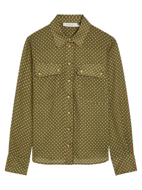 Zimmermann Zimmermann Luna Cargo Patterned Ramie Shirt