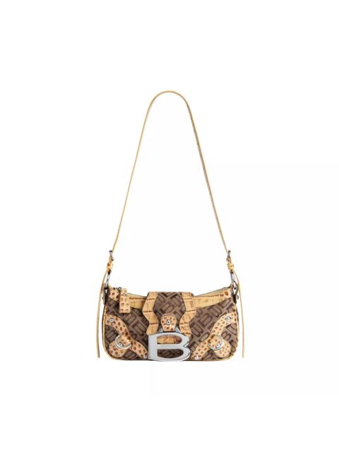 BALENCIAGA BALENCIAGA Essex Small Ebony/Beige/Mustard Shoulder Bag