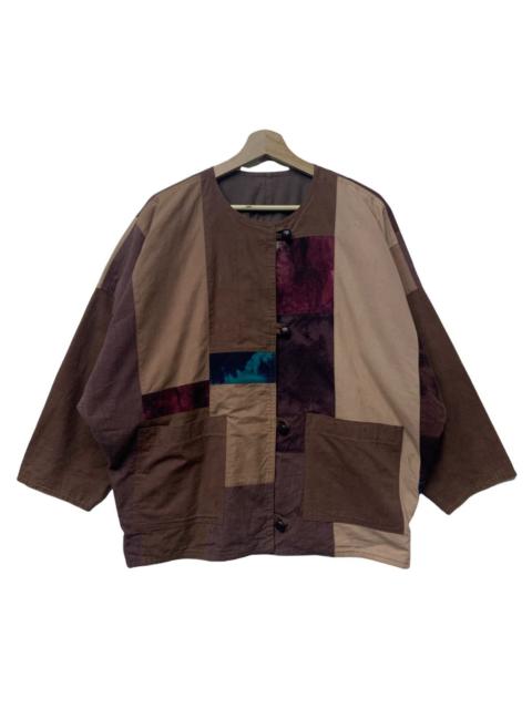 Other Designers Vintage - Patchwork Button Cardigan