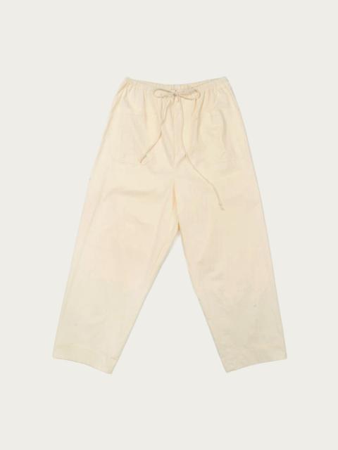 CAMIEL FORTGENS Simple Pants - Light Yellow Light Canvas