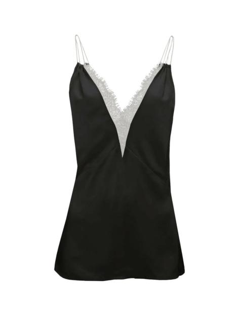 Victoria Beckham LACE DETAIL CAMI TOP