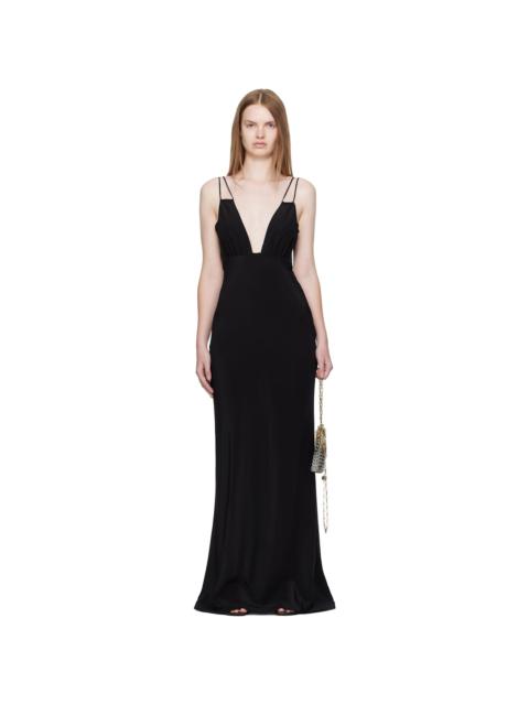 Paris Georgia Black Elemental Bernie Slip Dress