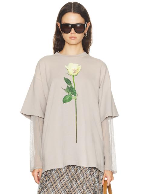 Acne Studios Edra Double Graphic Top