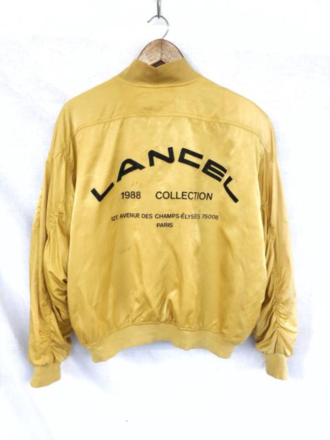 Vintage - ARCHIVE🔥Lancel 1988 Col MA-1 Rayon Oversized Bomber Jacket
