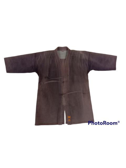 Other Designers Traditional Weatherwear - Vtg Sashiko Faded Dyed Woven Kendo Jacket Traditional Wear