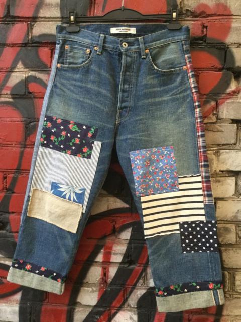 Other Designers Junya Watanabe - Patchwork denim cropped jeans