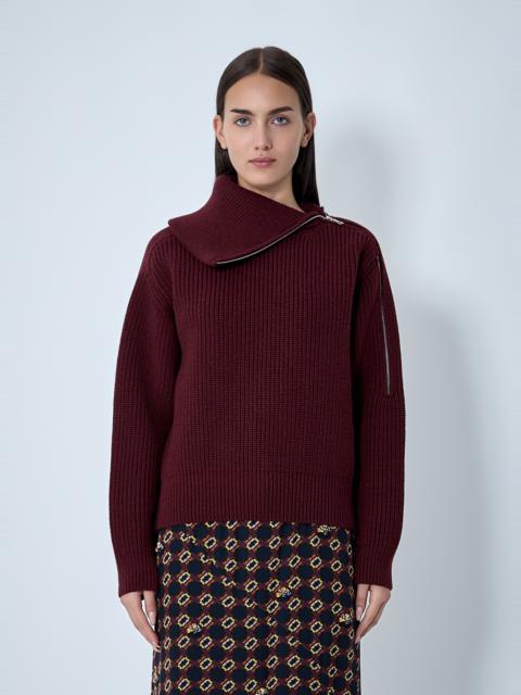 Dries Van Noten Zip-Collar Sweater