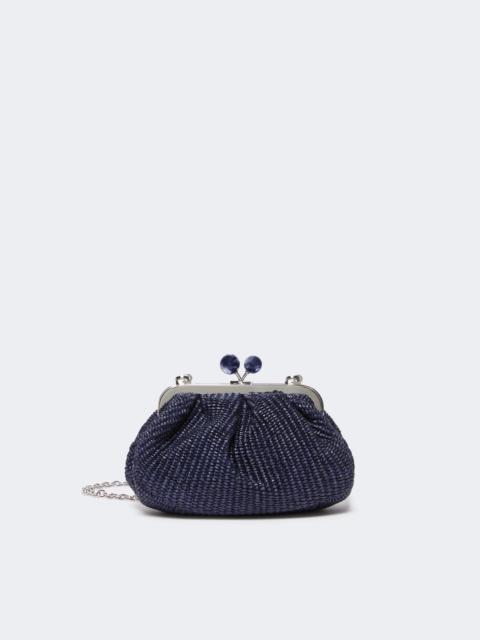 WEEKEND Max Mara Small raffia-effect Pasticcino Bag - ULTRAMARINE
