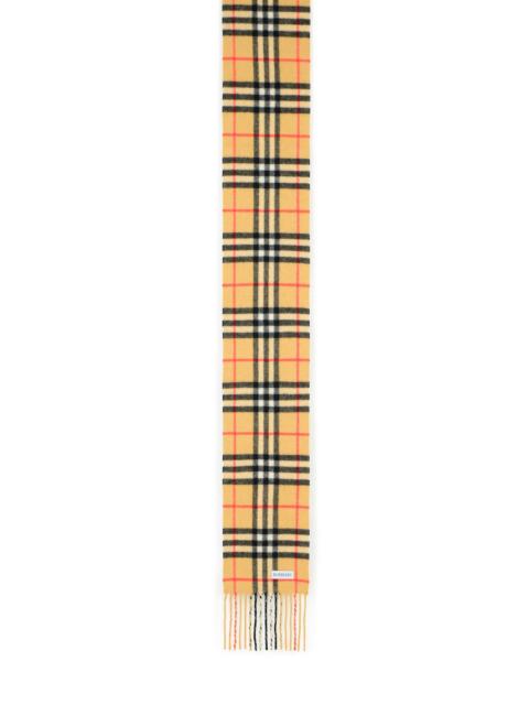 Burberry Burberry 'Check' Beige Cashmere Scarf Women
