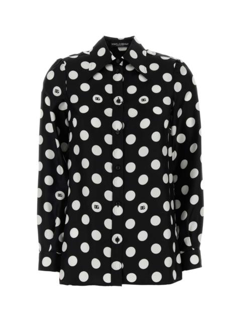 Dolce & Gabbana Dolce & Gabbana Women Printed Silk Shirt