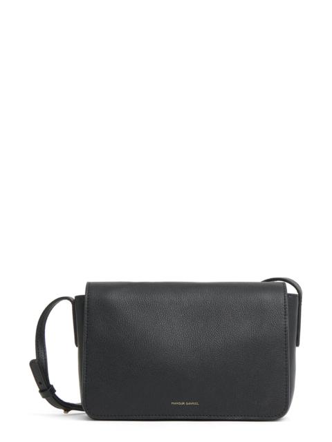 Mansur Gavriel Mansur Gavriel Clio Leather Shoulder Bag in Black at Nordstrom
