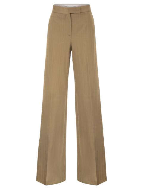 Max Mara Max Mara Women Mxmoliato - Pure Cotton Wide-Leg Trousers