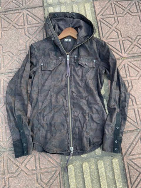 PPFM Ppfm camo shirt full zipper