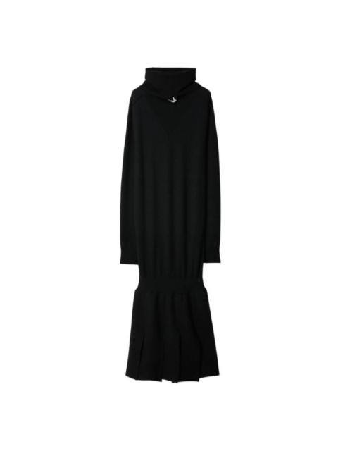 Burberry Burberry Long-Sleeved Wool Dress