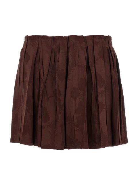 Etro Jacquard Floral Patterned Skirt