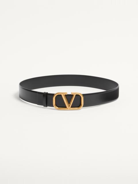 Valentino VLOGO SIGNATURE CALFSKIN BELT 40 MM