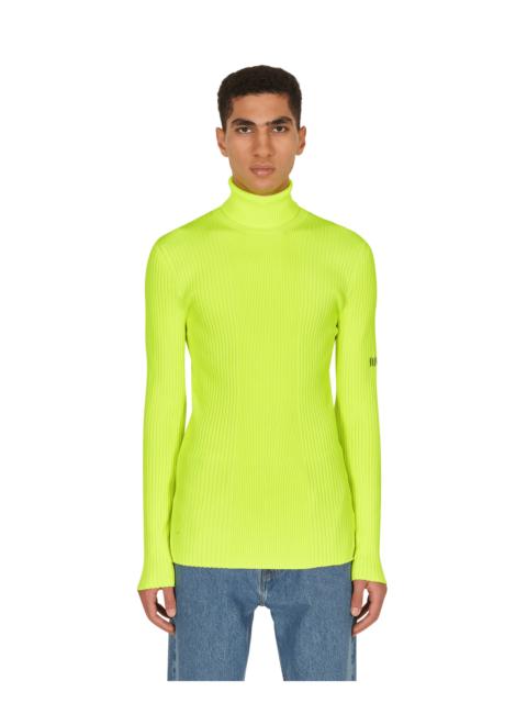 Martine Rose Turtleneck Sweater Yellow