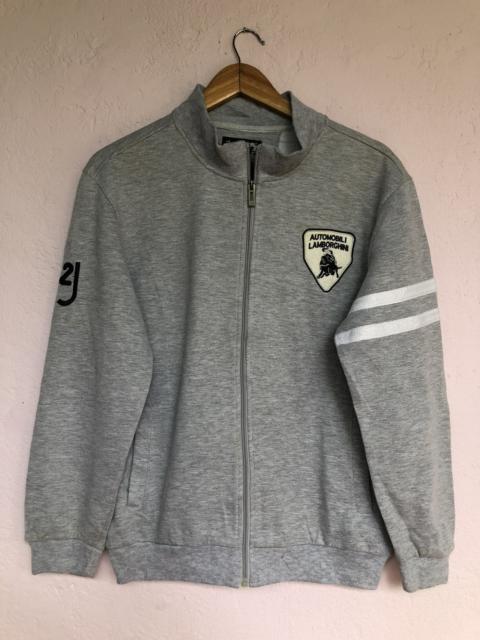 Other Designers Vintage - Lamborghini Automobili H2J Zip Up Grey Sweaters