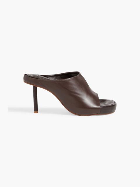JACQUEMUS Nuvola leather mules