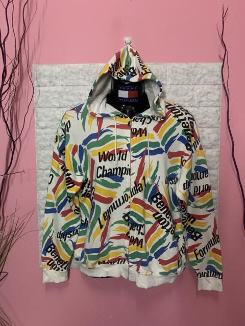 Other Designers Vintage - Rare Swrater Hoodies United Colour of Benetton Fullprints