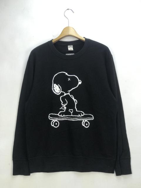 Other Designers Uniqlo - KAWS X UNIQLO X PEANUTS SNOOPY BIG LOGO SWEATSHIRT