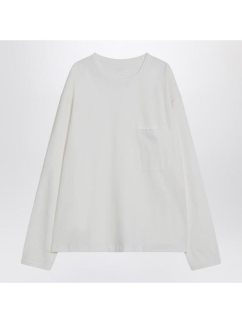 Lemaire White Cotton-Linen Jumper Men