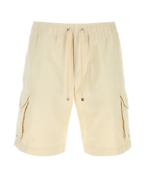 Brunello Cucinelli Cream cotton bermuda shorts