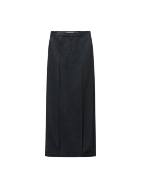 Alexander Wang Mid Rise Tailored Maxi Skirt