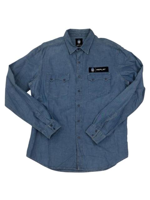 Other Designers Replay Men's Blue Shirt