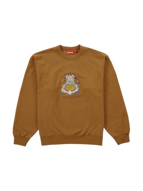 Supreme Supreme Crest Crewneck Dark Mustard