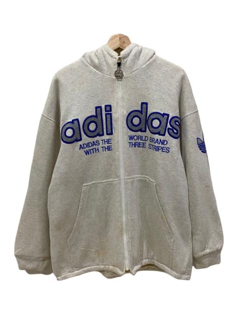 adidas 🔥ARCHIVE🔥ADIDAS HOODIE SWEATER BIG LOGO EMBROIDERY