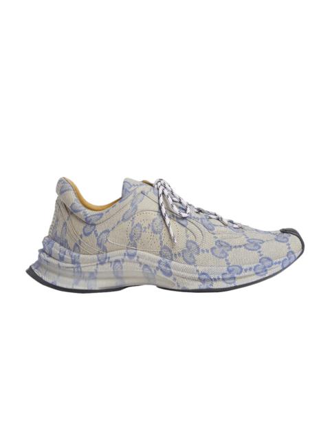 GUCCI Gucci Run Sneaker 'Beige Blue Monogram'