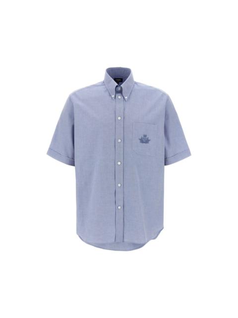 FENDI FENDI Crest Light Blue Cotton Shirt New & Authentic (Men's s