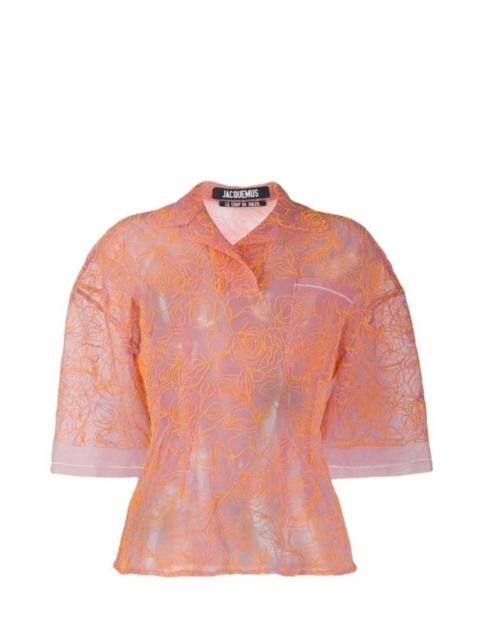 JACQUEMUS Le Polo Lavandou Top