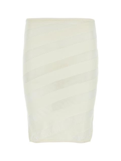 gimaguas Ivory viscose blend skirt