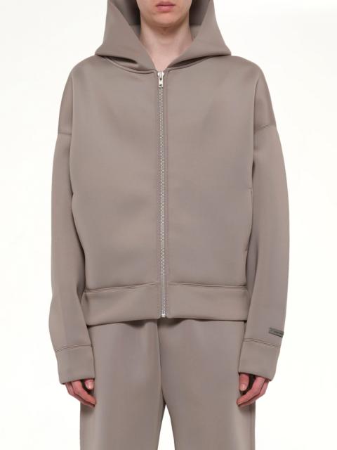 entire studios Scuba Zip Hood in Clay