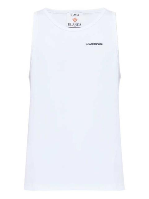 CASABLANCA Casablanca Men Embroidered Tank Top