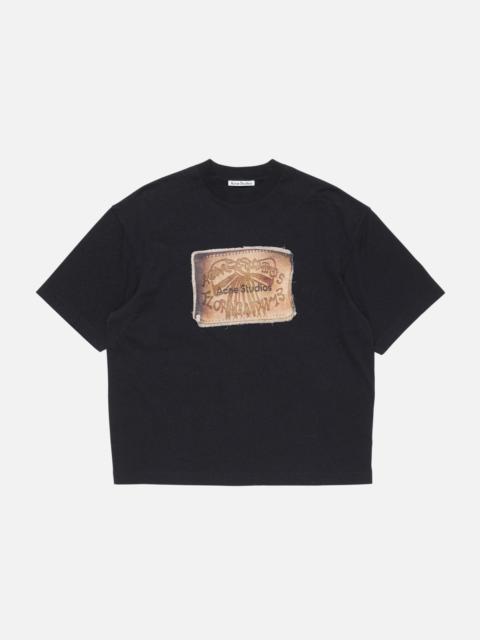 Acne Studios Logo t-shirt - Faded black
