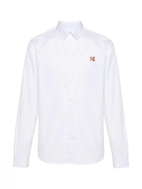 Maison Kitsuné FOX-PATCH COTTON SHIRT