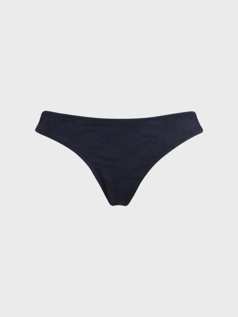 Vilebrequin Women Midi Brief Bikini Bottom Turtle Monogram