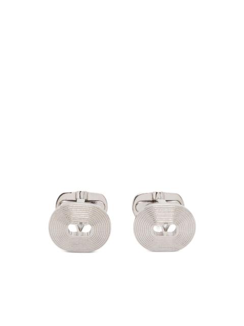 Valentino logo-detail cufflinks
