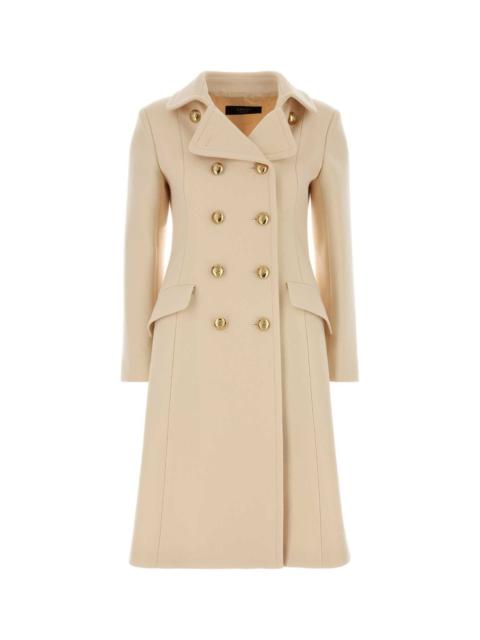 GUCCI Gucci Women Ivory Wool Blend Coat