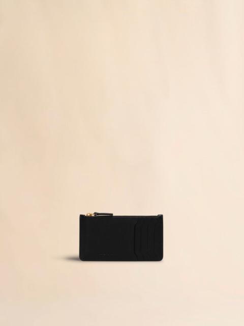 Marni BLACK LEATHER CARD CASE