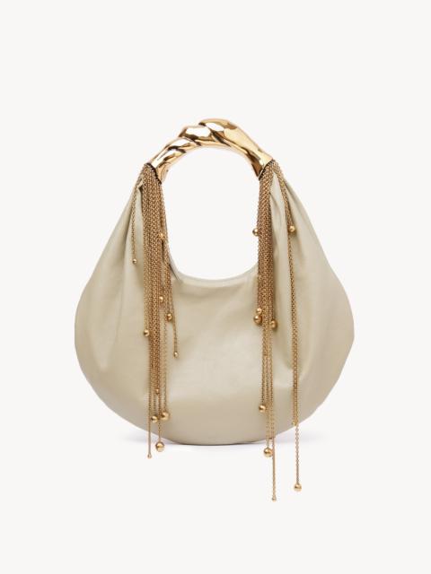 Chloé TWISTED SHELL HOBO BAG IN SHINY LEATHER