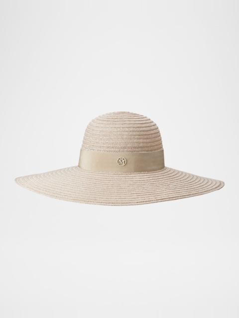 MAISON MICHEL Floppy Straw Hat