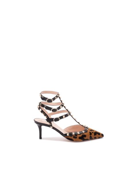 Valentino `Rockstud` Ankle Strap Pumps