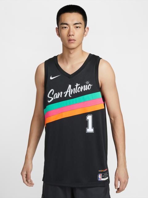 Nike Victor Wembanyama San Antonio Spurs City Edition Men's Nike NBA Swingman Jersey