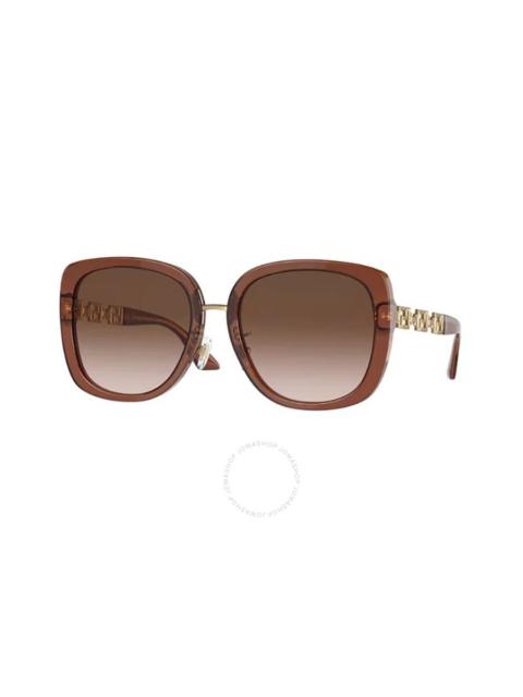 Versace Brown Gradient Square Ladies Sunglasses VE4407D 532413 56